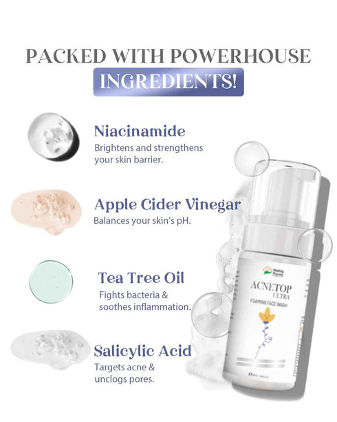 Healing Pharma ACNETOP Ultra Foaming Face Wash