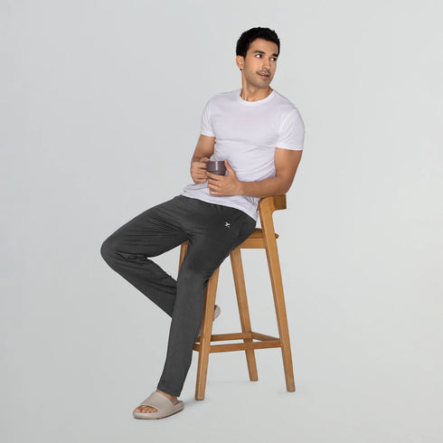 XYXX Ace Modal-Cotton Lounge Pants Graphite Grey