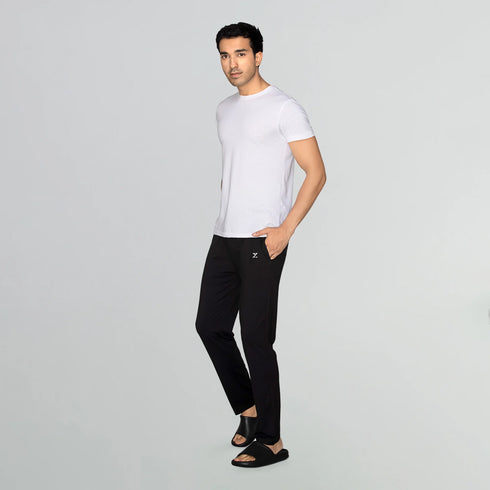 XYXX Ace Modal-Cotton Lounge Pants Pitch Black
