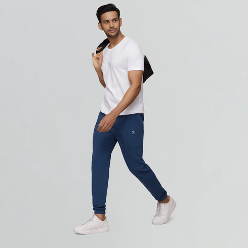 XYXX Ace Modal-Cotton Joggers Estate Blue