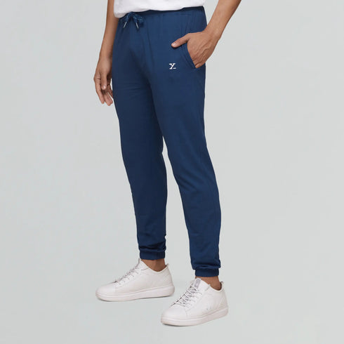 XYXX Ace Modal-Cotton Joggers Estate Blue