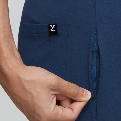 XYXX Ace Modal-Cotton Joggers Estate Blue