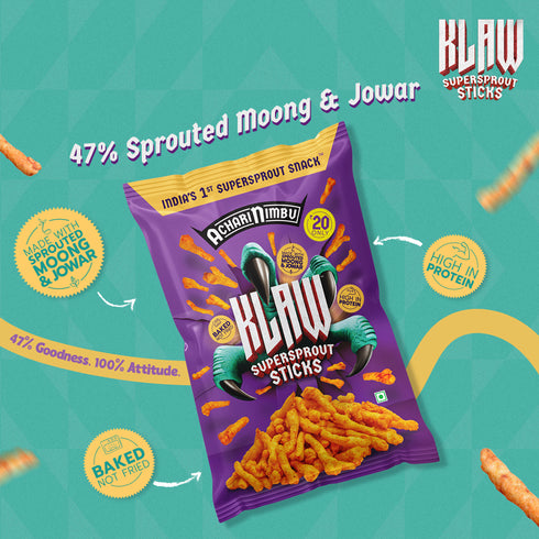 Klaw Supersprout Sticks – Achari Nimbu