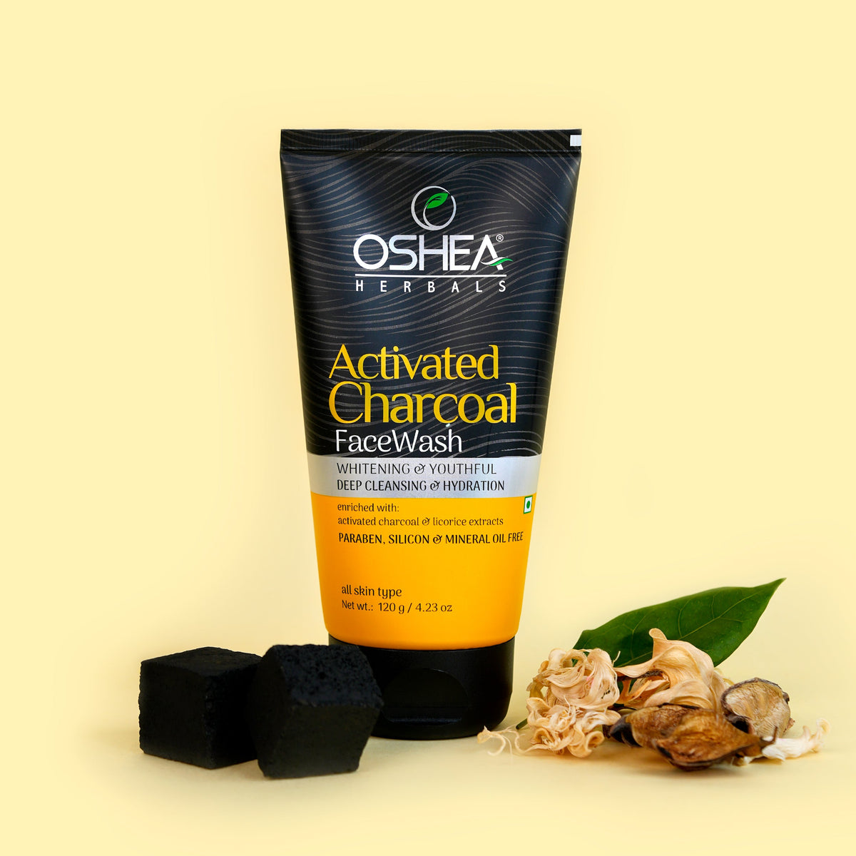 Oshea Activated Charcoal Face Wash PUSHMYCART