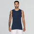 XYXX Activo Combed Cotton Gym Vest Estate Blue