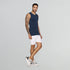 XYXX Activo Combed Cotton Gym Vest Estate Blue