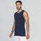 XYXX Activo Combed Cotton Gym Vest Estate Blue