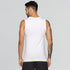 XYXX Activo Combed Cotton Gym Vest Polar White