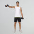XYXX Activo Combed Cotton Gym Vest Polar White