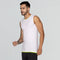 XYXX Activo Combed Cotton Gym Vest Polar White