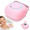 Favon Silicon Soft Cleaning Body Bath Brush with Shampoo Dispenser Scrubber