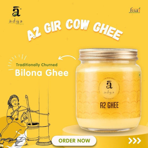 Adya Pure & Organic A2 Gir Cow Ghee