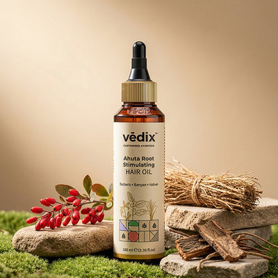 Vedix Ahuta Hair Oil With Banyan & Hibiscus