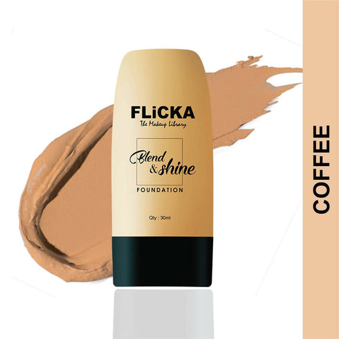 Flicka Blend & Shine Foundation | Coffee