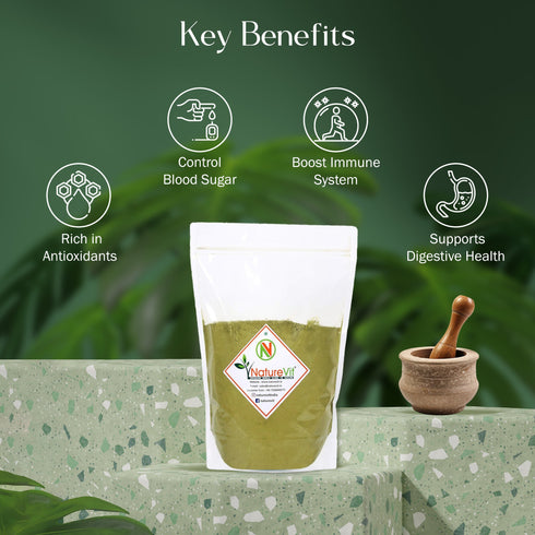 NatureVit Natural Alfalfa Grass Powder| Pure & Nutrient-Rich | Detox & Alkalizing Superfood
