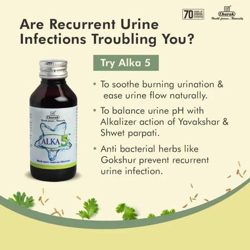 Charak Pharma Alka-5 Syrup