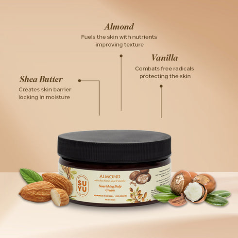 Suyu India Almond Nourishing Body Cream
