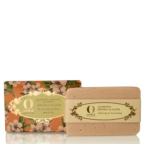 Ohria Ayurveda Almond | Honey & Oats Bathing Bar