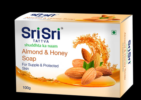 Sri Sri Tattva Almond & Honey Soap 100g