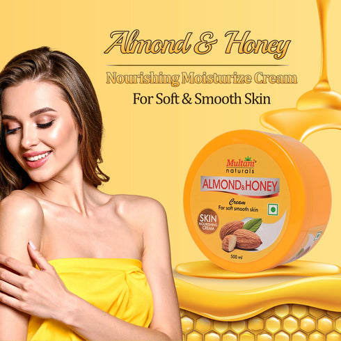 Multani Pharmaceuticals Limited Multani Naturals Almond & Honey Cream For Soft Smooth Skin