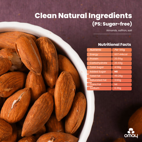 Omay Foods Roasted Almonds - Classic Salted
