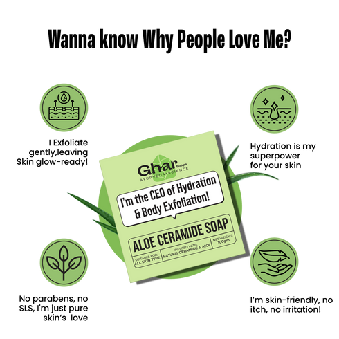 Ghar Soap Aloe Ceramide Soap
