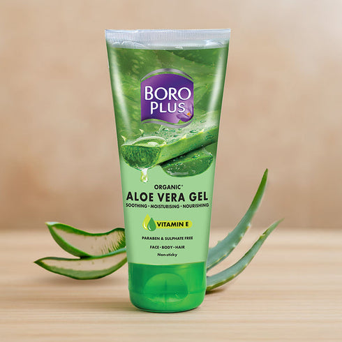 BoroPlus Aloe Vera Gel Organic Aloe Gel for hair and face & body