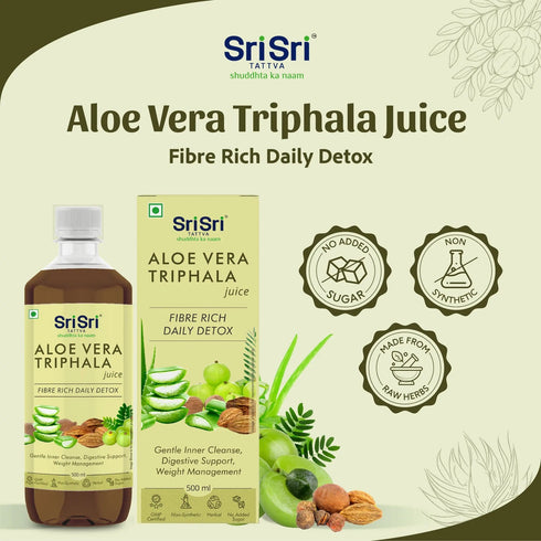 Sri Sri Tattva Aloe Vera Triphala Juice 500ml