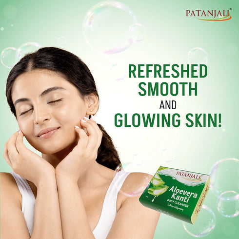 Patanjali Aloevera Kanti Body Cleanser|75g