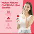 Multani Pharmaceuticals Limited Multani Naturals Fruit Body Lotion with aloevera juice & papaya for soft smooth skin