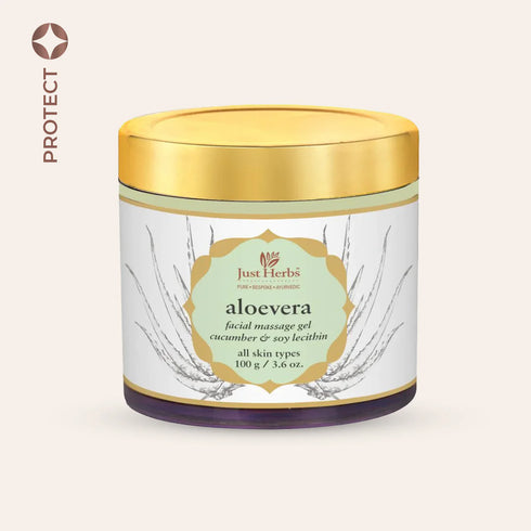 Just Herbs Aloe Vera Facial Massage Gel 100g