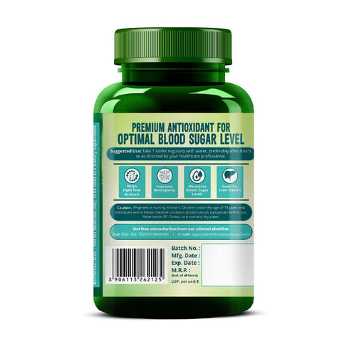 Himalayan Organics Alpha Lipoic Acid Tablets