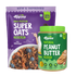 Alpino Post-Workout Combo - High Protein Super Oats Chocolate & Peanut Butter Smooth