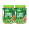 Alpino Best Seller Natural Peanut Butter Combo - Crunch 1kg & Smooth 1kg - Saver Value Pack