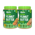 Alpino Best Seller Natural Peanut Butter Combo - Crunch 1kg & Smooth 1kg - Saver Value Pack