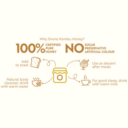 The Divine Foods Pure Kombu Honey Single Origin