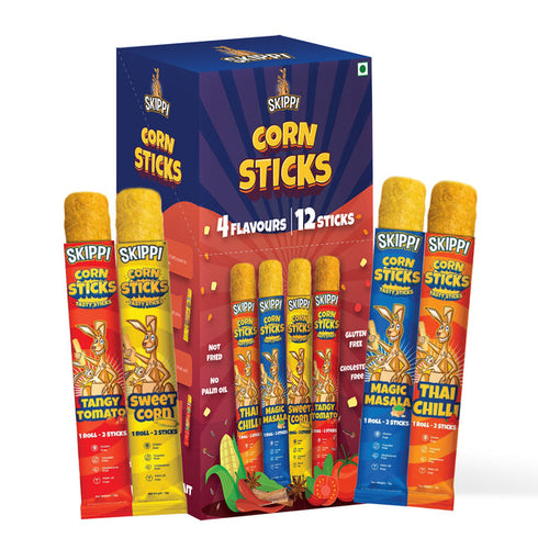 Skippi Ice Pops All Time Snack of Skippi Tasty Corn Sticks