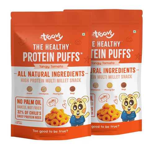 Troovy The Healthy High Protein Puffs| Tangy Tomato