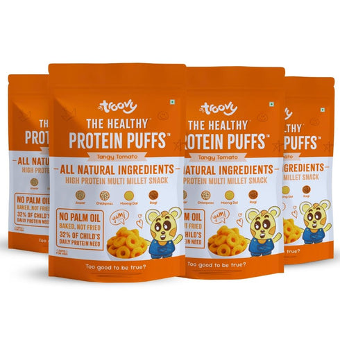 Troovy The Healthy High Protein Puffs| Tangy Tomato