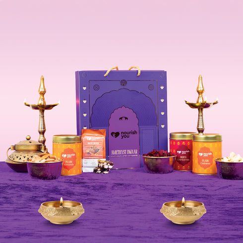Nourish You Shuddh Utsav Diwali Hamper – Amethyst Dwaar Gift Box