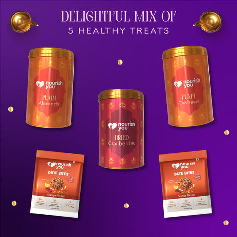 Nourish You Shuddh Utsav Diwali Hamper – Amethyst Dwaar Gift Box