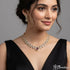 Ruby Petal Necklace Set