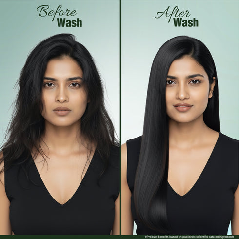 Multani Pharmaceuticals Limited Multani Naturals Amla & Reetha Hair Shampoo Anti Hair Fall Shampoo Shampoo for Thick & Strong Hair Ayurvedic Shampoo for Healthy Hair Dermatologically Tested Suitable for All Hair