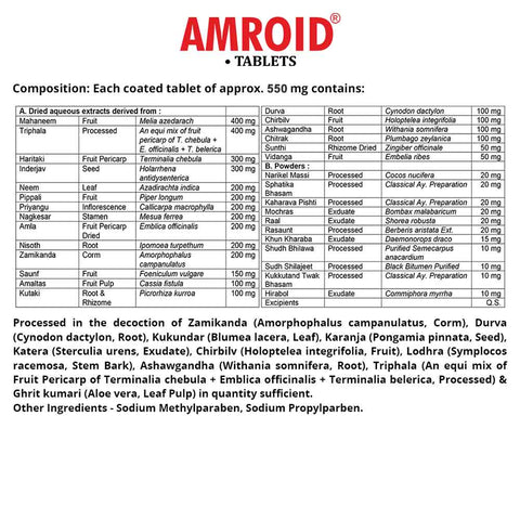 Aimil Ayurvedic Amroid Tablet