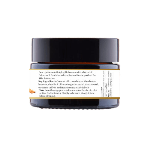 Natuur Anti-Aging Face Cream with Primrose & Sandalwood 50gm