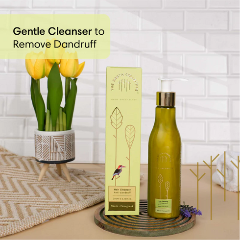 Theearthcollective in Anti Dandruff Hair Cleanser Shampoo Neem & Fenugreek