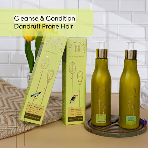 Theearthcollective in Combo Pack Anti Dandruff Hair Cleanser & Conditioner Pack