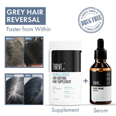 Thriveco Anti Grey Hair Prime Serum 50 ml Supplements 30N