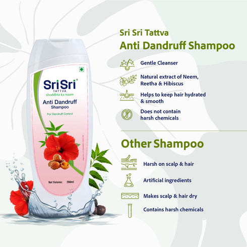 Sri Sri Tattva Anti Dandruff Shampoo 200ml