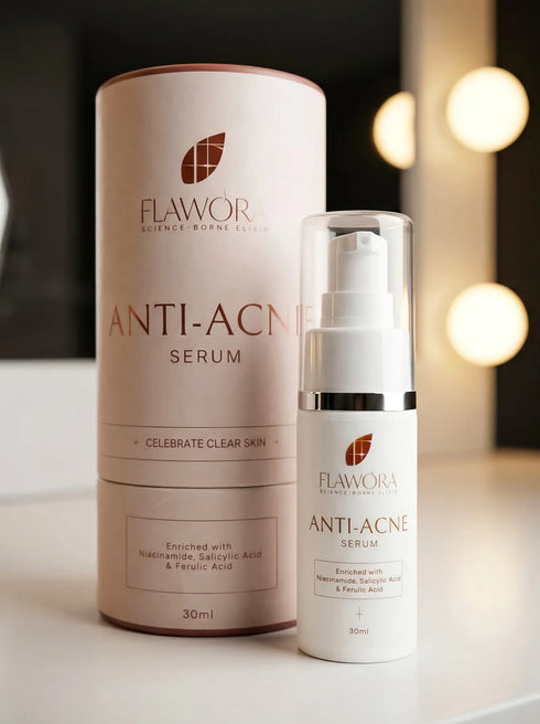 Flawora 24k Gold + Anti Acne Serum - Combo
